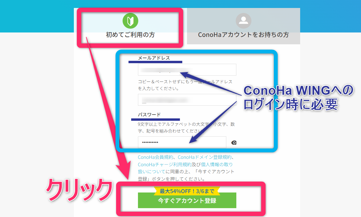 コノハウィングの登録2